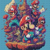 Mario Cross Stitch Pattern