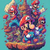 Mario Cross Stitch Pattern