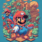 Mario II Cross Stitch Pattern