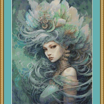 Mermaid Cross Stitch Pattern