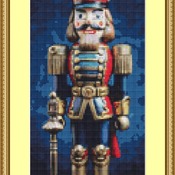 Nutcracker Cross Stitch Pattern