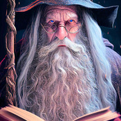 Old Wizard Cross Stitch Pattern