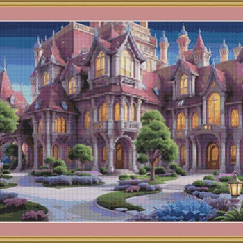 Palace Cross Stitch Pattern