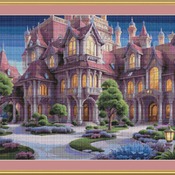 Palace Cross Stitch Pattern