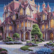 Palace Cross Stitch Pattern