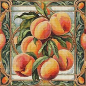 Peaches Cross Stitch Pattern