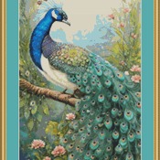 Peacock Cross Stitch Pattern