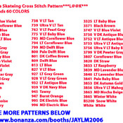 Peanuts Ice Skateing Cross Stitch Pattern***L@@K***Buyers Can Download Your Pattern As Soon As They Complete The Purchase