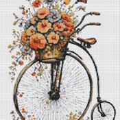 Penny Farthing Cross Stitch Pattern