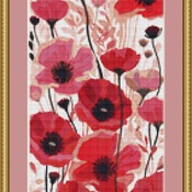 Poppies Cross Stitch Pattern