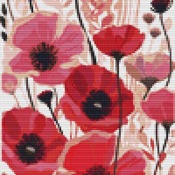 Poppies Cross Stitch Pattern