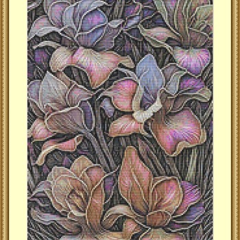 Pretty Flowers Cross Stitch Pattern