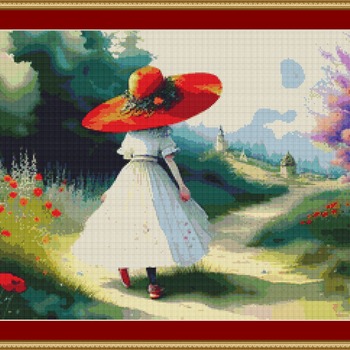 Red Hat Cross Stitch Pattern