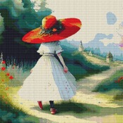 Red Hat Cross Stitch Pattern