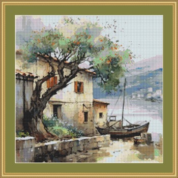 Sail Boat Cross Stitch Pattern