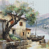 Sail Boat Cross Stitch Pattern