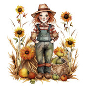 Scarecrow Cross Stitch Pattern