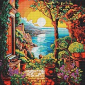 Sea View Cross Stitch Pattern