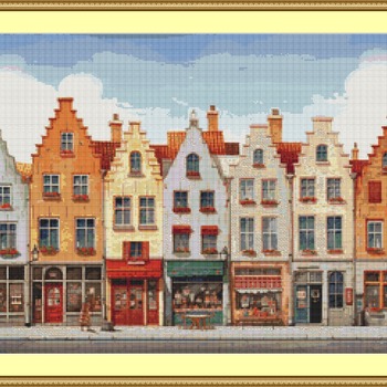 Shops Cross Stitch Pattern