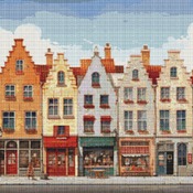 Shops Cross Stitch Pattern