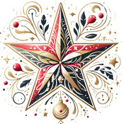 Star Design Cross Stitch Pattern