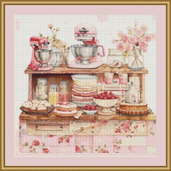 Sweet Desserts Cross Stitch Pattern