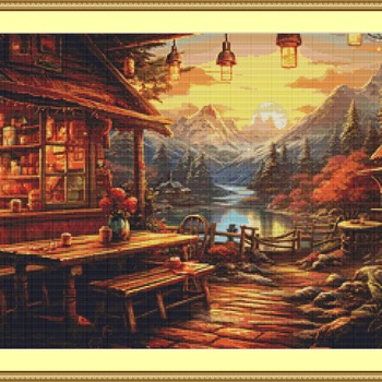 Tavern Cross Stitch Pattern