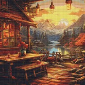 Tavern Cross Stitch Pattern