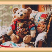 Teddy Bear Cross Stitch Pattern