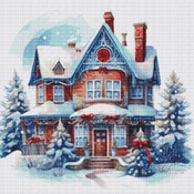 White House Cross Stitch Pattern