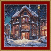 Winter Snow Cross Stitch Pattern