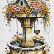 Wishing Well Cross Stitch Pattern