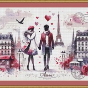 Amour 1 Cross Stitch Pattern