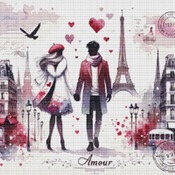 Amour 1 Cross Stitch Pattern