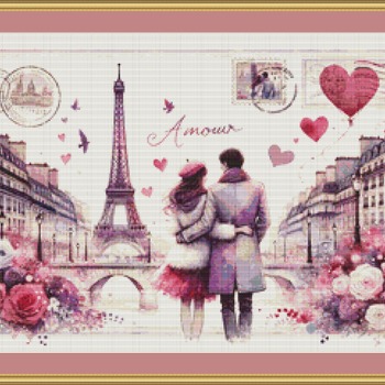 Amour 2 Cross Stitch Pattern