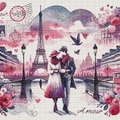 Amour Cross Stitch Pattern