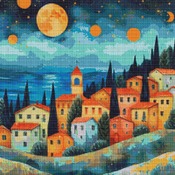 At Night Cross Stitch Pattern