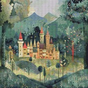 Castle Cross Stitch Pattern