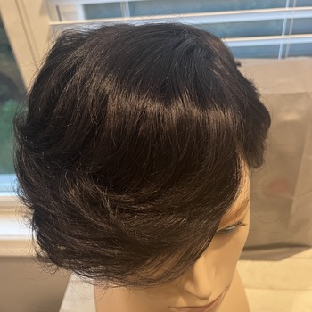 Chad Skin Like Base Human Hair Toupee