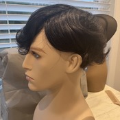Chad Skin Like Base Human Hair Toupee