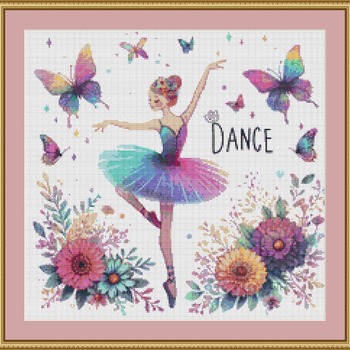 Dance Cross Stitch Pattern