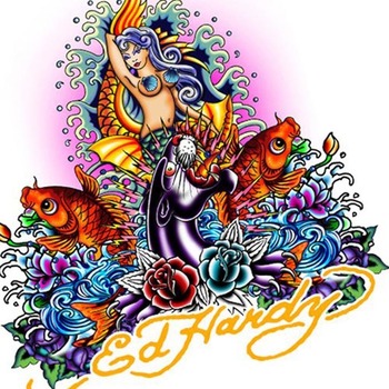 Ed Hardy Mermaid Cross Stitch Pattern***LOOK***Buyers Can Download Your Pattern As Soon As They Complete The Purchase