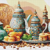 Ethnic Pots Cross Stitch Pattern