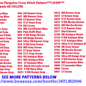 GaLapagos Penguins Cross Stitch Pattern***L@@K***Buyers Can Download Your Pattern As Soon As They Complete The Purchase