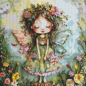 Garden Fairy 1 Cross Stitch Pattern