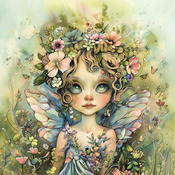 Garden Fairy 10 Cross Stitch Pattern