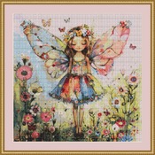 Garden Fairy 2 Cross Stitch Pattern