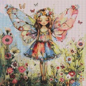 Garden Fairy 2 Cross Stitch Pattern