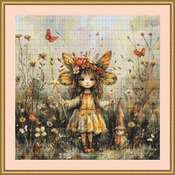 Garden Fairy 4 Cross Stitch Pattern