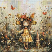 Garden Fairy 4 Cross Stitch Pattern